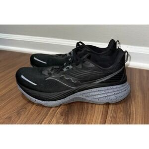 Saucony Hurricane 24 Mens Black/Grey Running Shoes (S20933-101) Sz 10.5